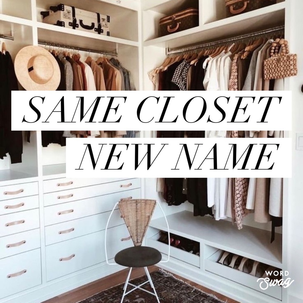 Closet Name Change